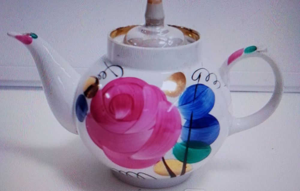 Дулево агашки позолота СССР винтаж фарфор роспись ручная работа