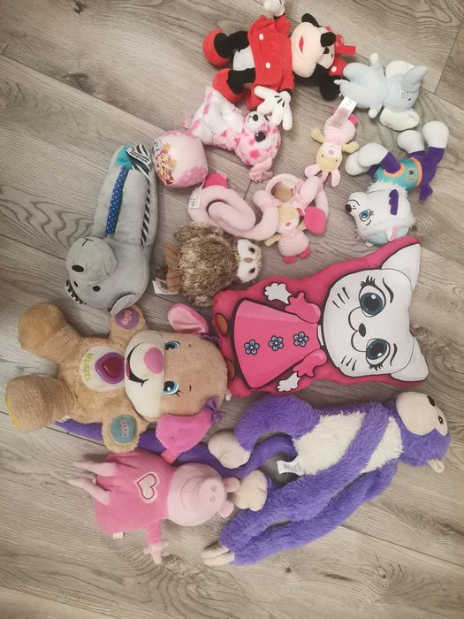 Maskotki, m.in. Siostra Szczeniaczka FP, świnka Pepa, Myszka Minnie