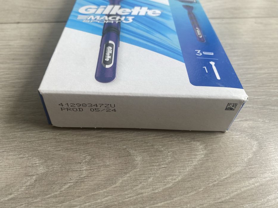 Nowa Maszynka Gillette Mach3 Sport +3 wkłady ostrza Okazja