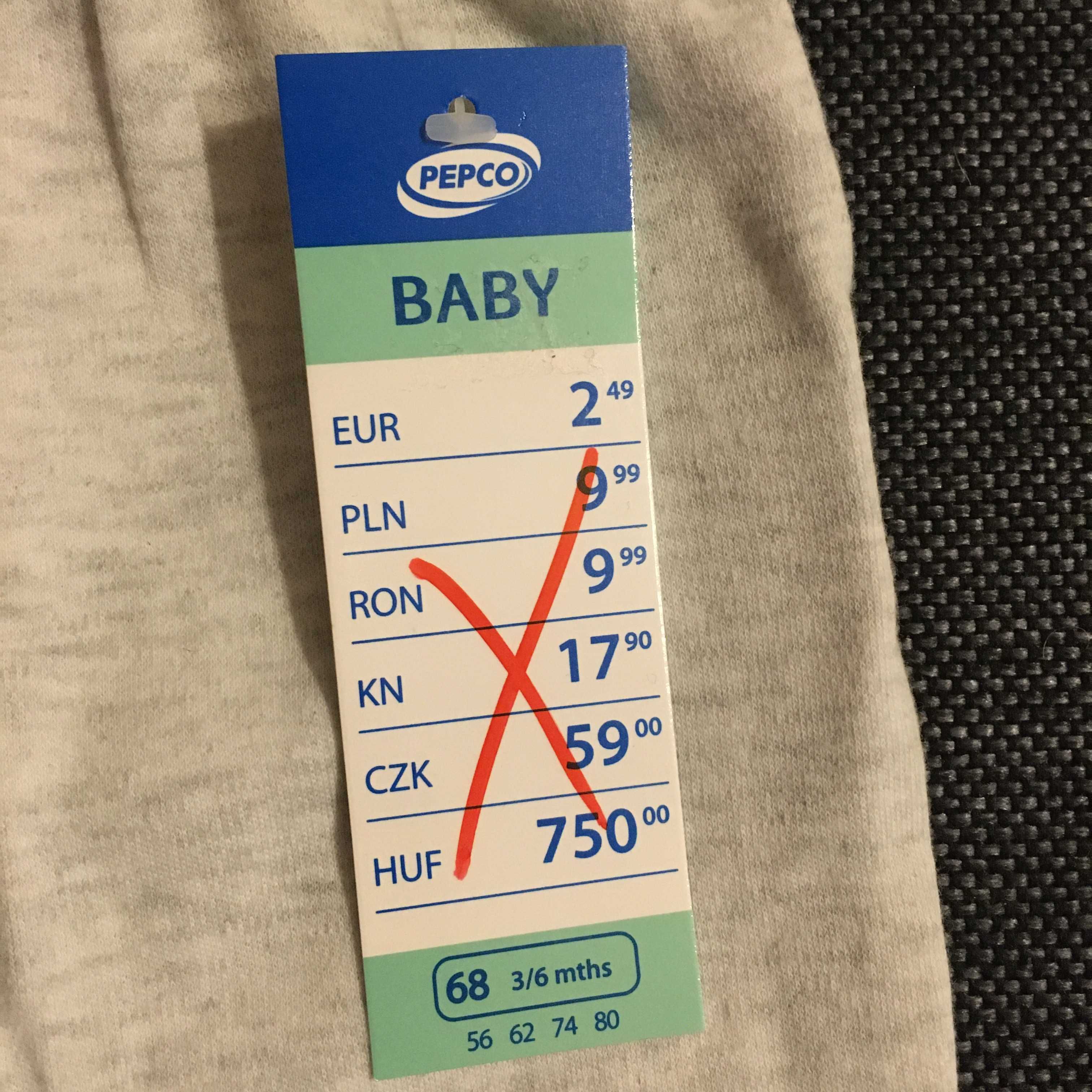 NOWE półśpiochy spodenki chłopięce 68 cm Pepco - CZYTAĆ OPIS!