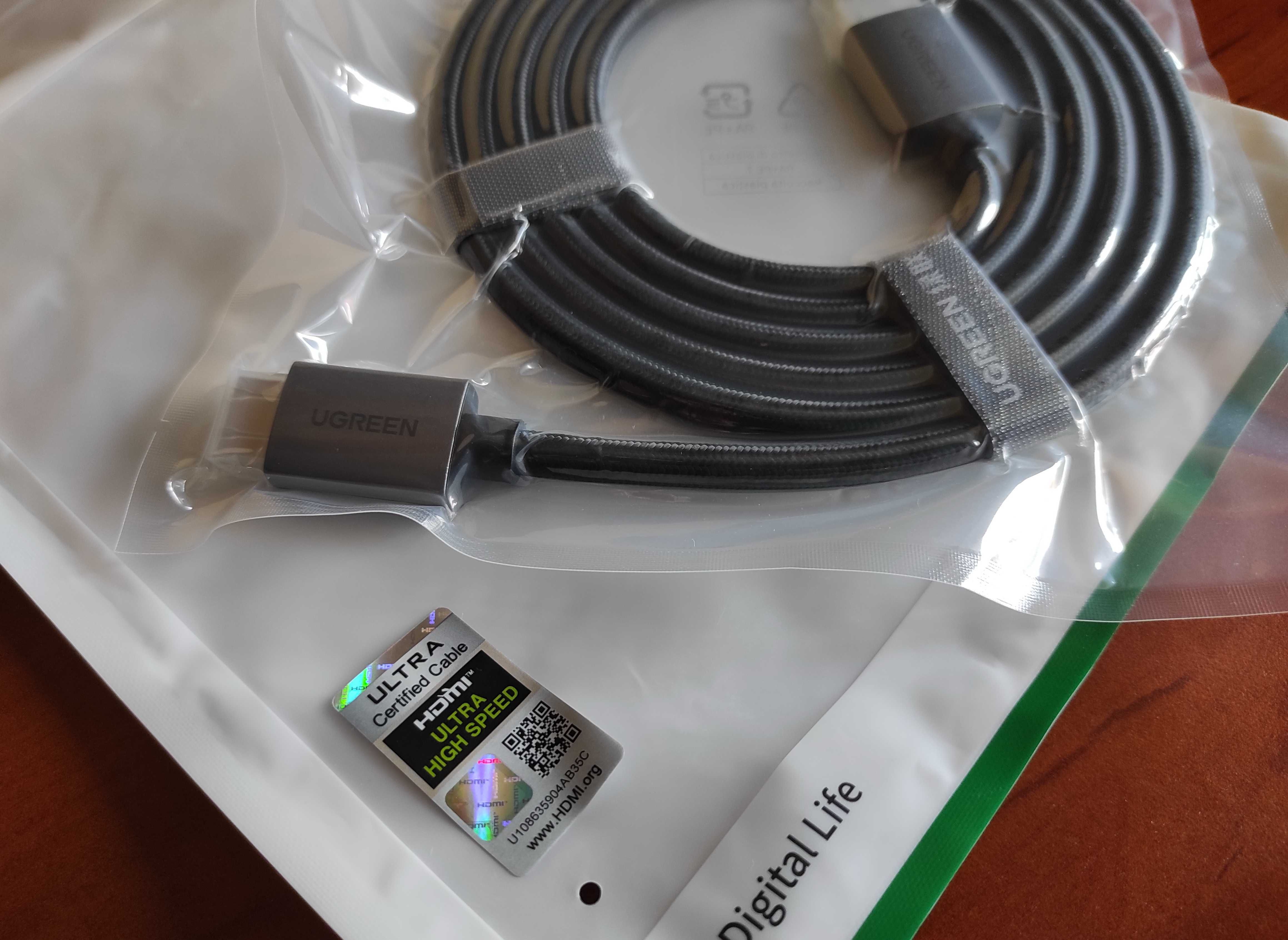 кабель премиум качества HDMI v2.1 8K UGREEN 2 метра
