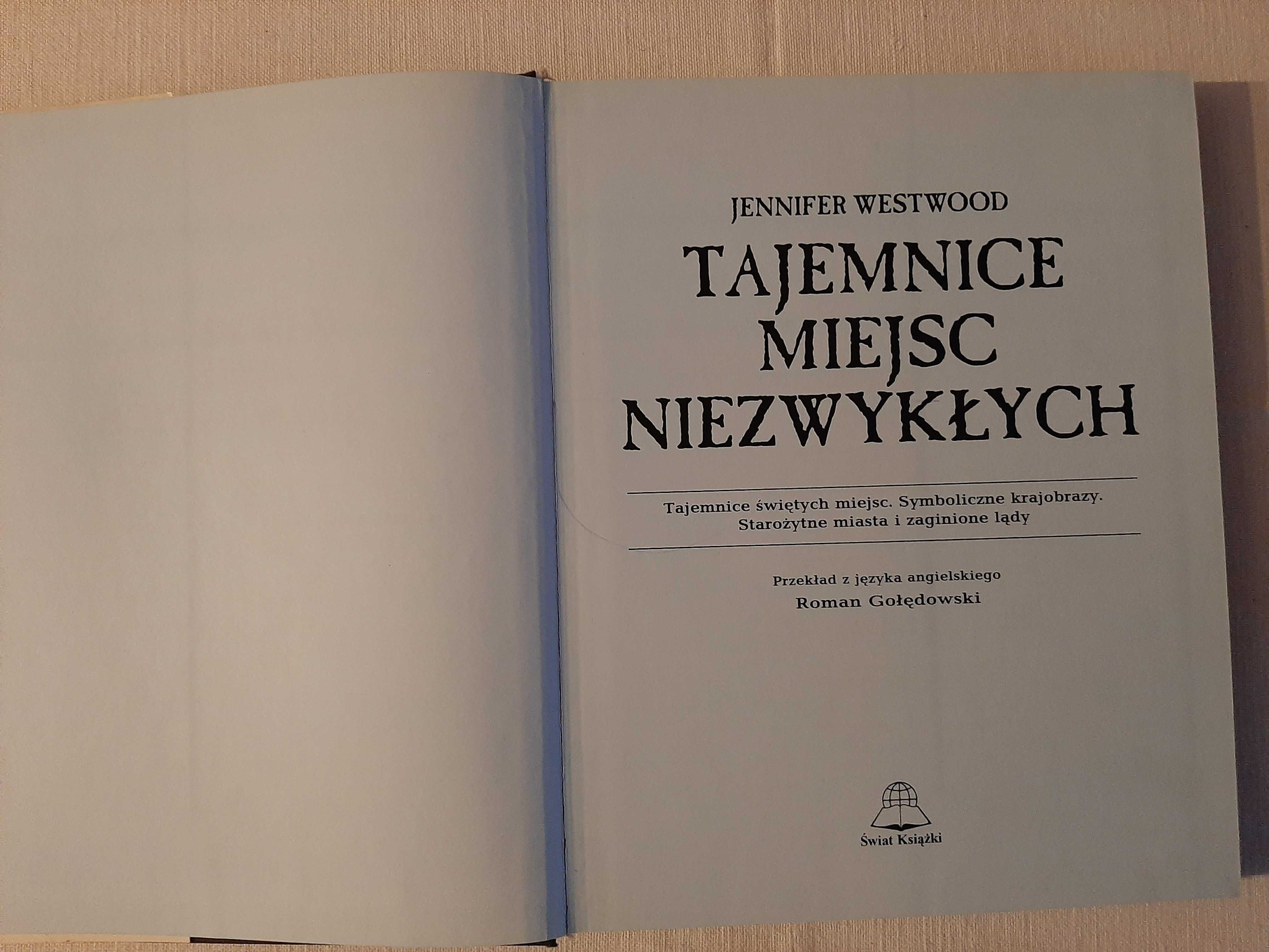 Książka (album) - Tajemnice Miejsc Niezwykłych - Jenifer Westwood.