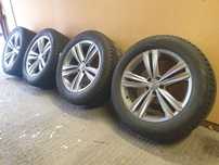 Oryginalne felgi 19" VW do Touareg z oponami Nokian zima