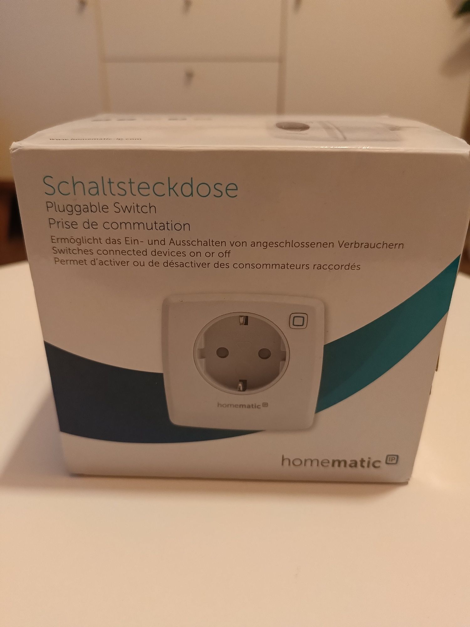 Gniazdo Elektryczne zdalnie sterowane Homematic biały