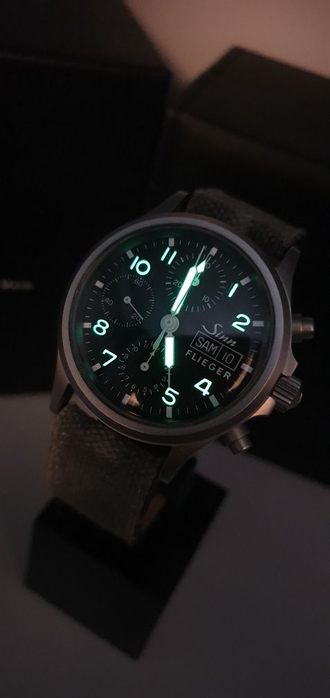 PILOT Sinn 356 Flieger Chronograph Automatic Day Date - 38,5 mm