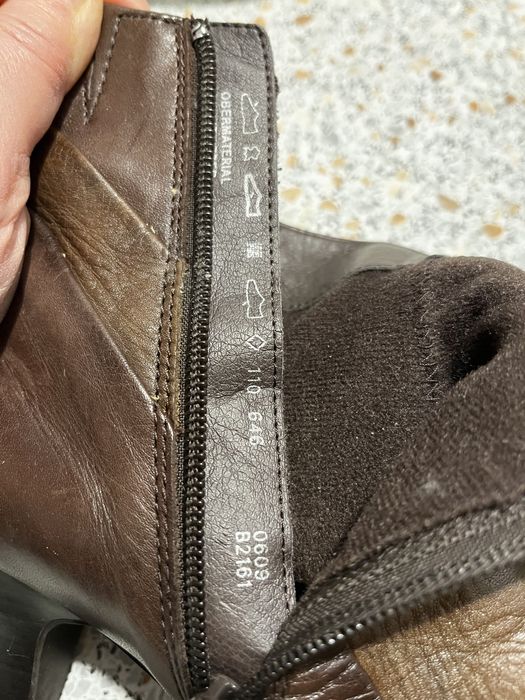 Buty niskie botki 5th Avenue miekka skóra, brąz,r 37