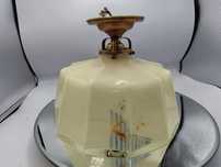 Przedwojenny plafon,lampa,art deco