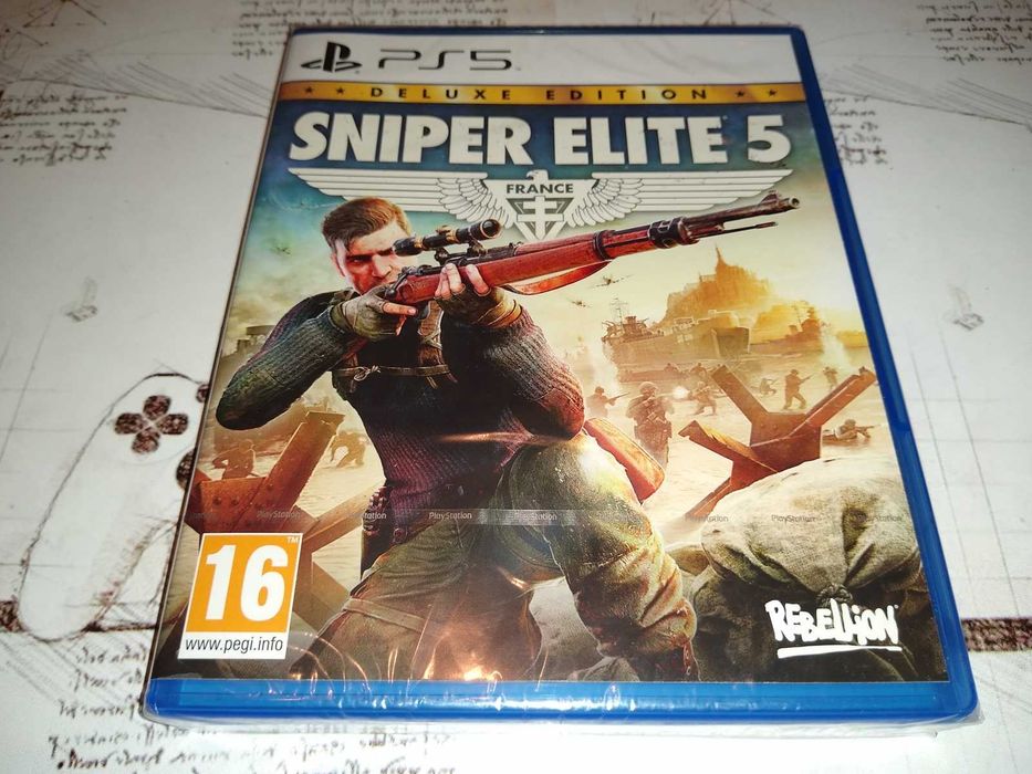 Sniper Elite 5 Deluxe Edition Ps5 nowa folia polska wersja