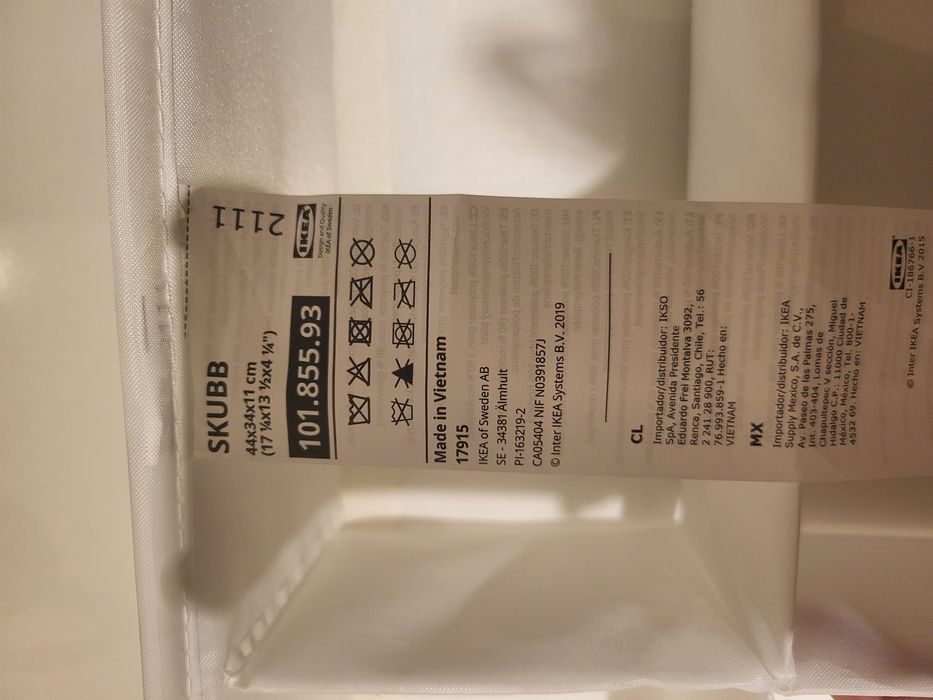Divisória Para gavetas IKEA - caixa com compartimentos SKUBB