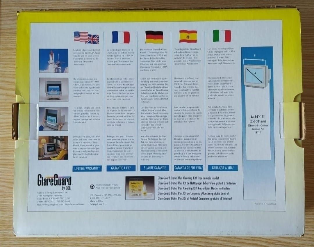 Filtro monitor de computador - Novo