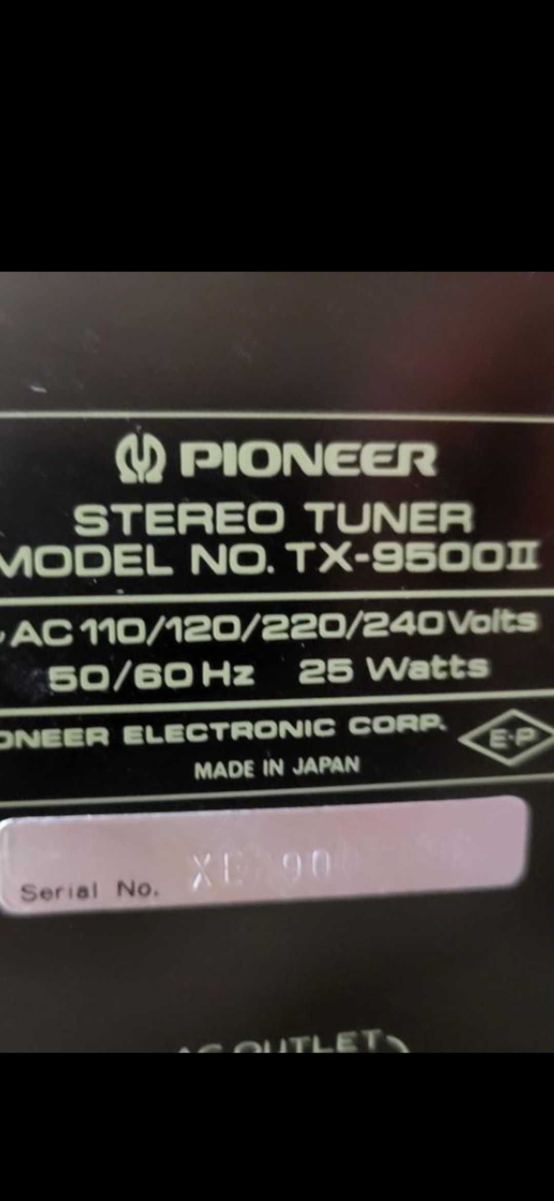 Pioneer TX 9500 MKII