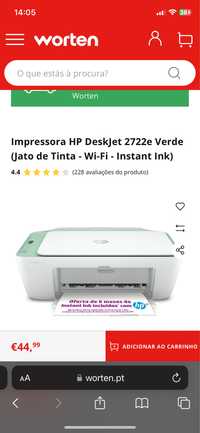 Impressora HP como nova