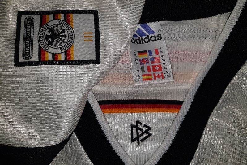 Niemcy DFB Adidas Official Garment 1998/2000 home rozmiar: XL