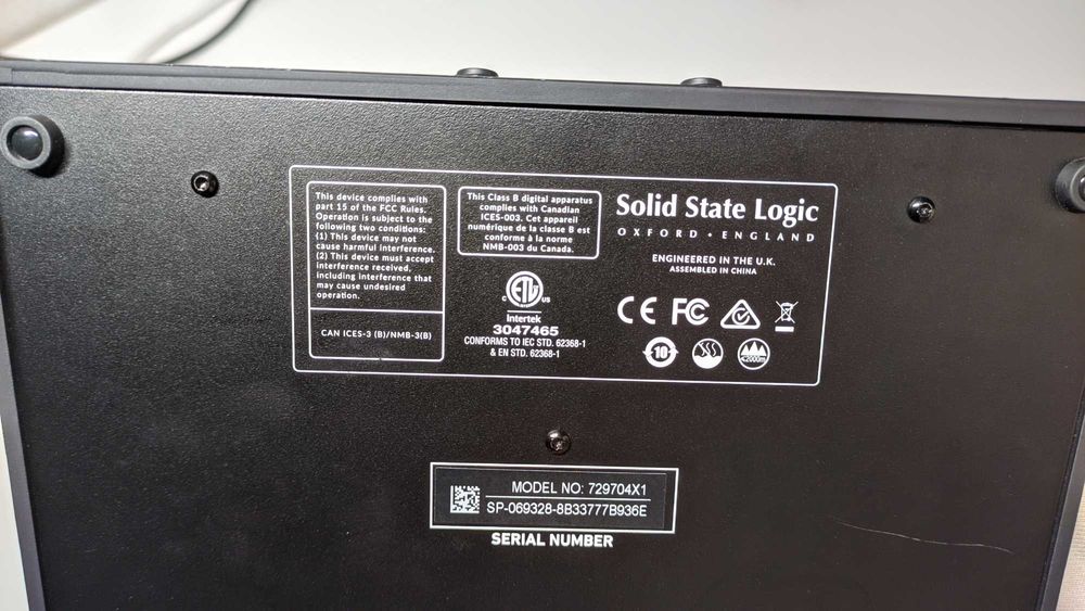 Звукова карта Solid State Logic SSL 2+ MK1, ідеальний стан!