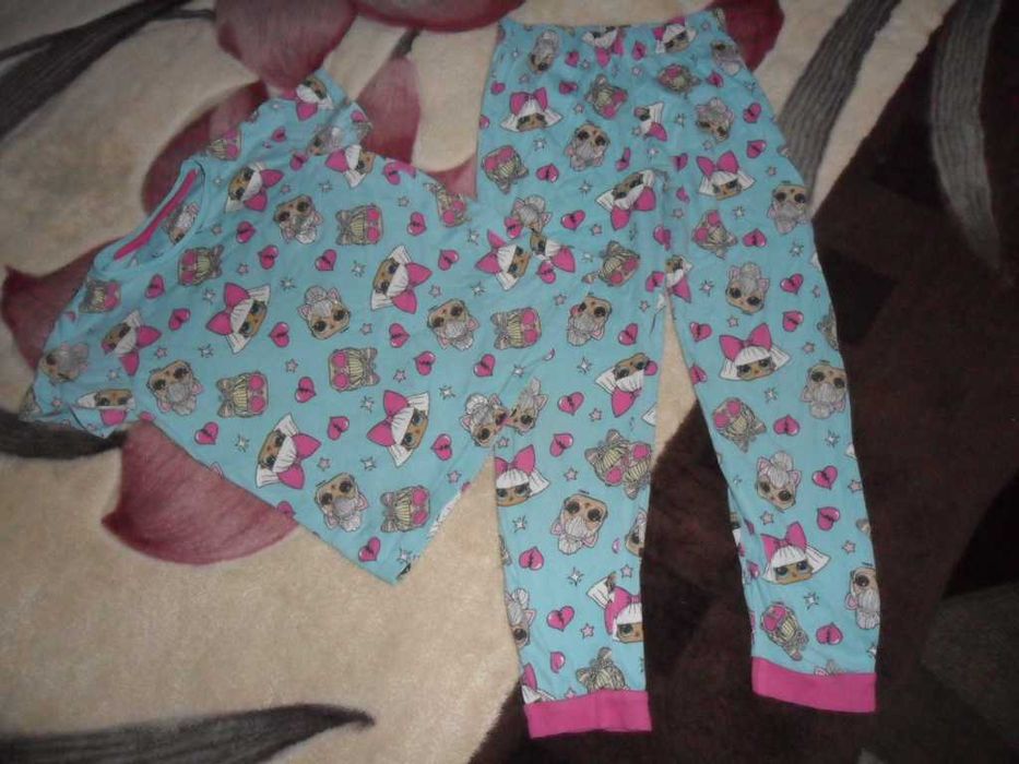 Пижама лол хлопок 7-8 л, піжама для дівчинки