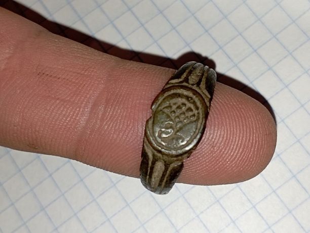 Кольцо антикварное перстень старинный