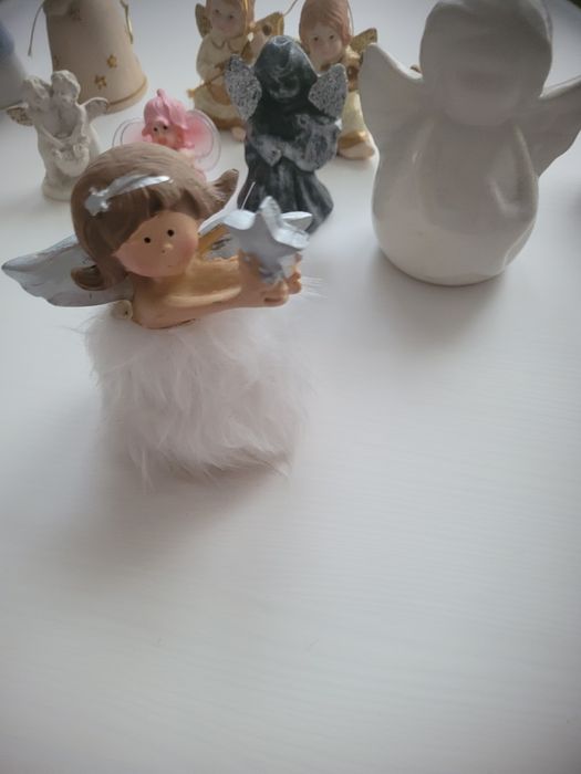 Zestaw aniolki figury anioly