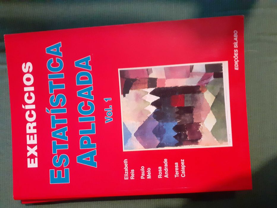 Estatística Aplicada Vol.  1 e Livro de exercícios