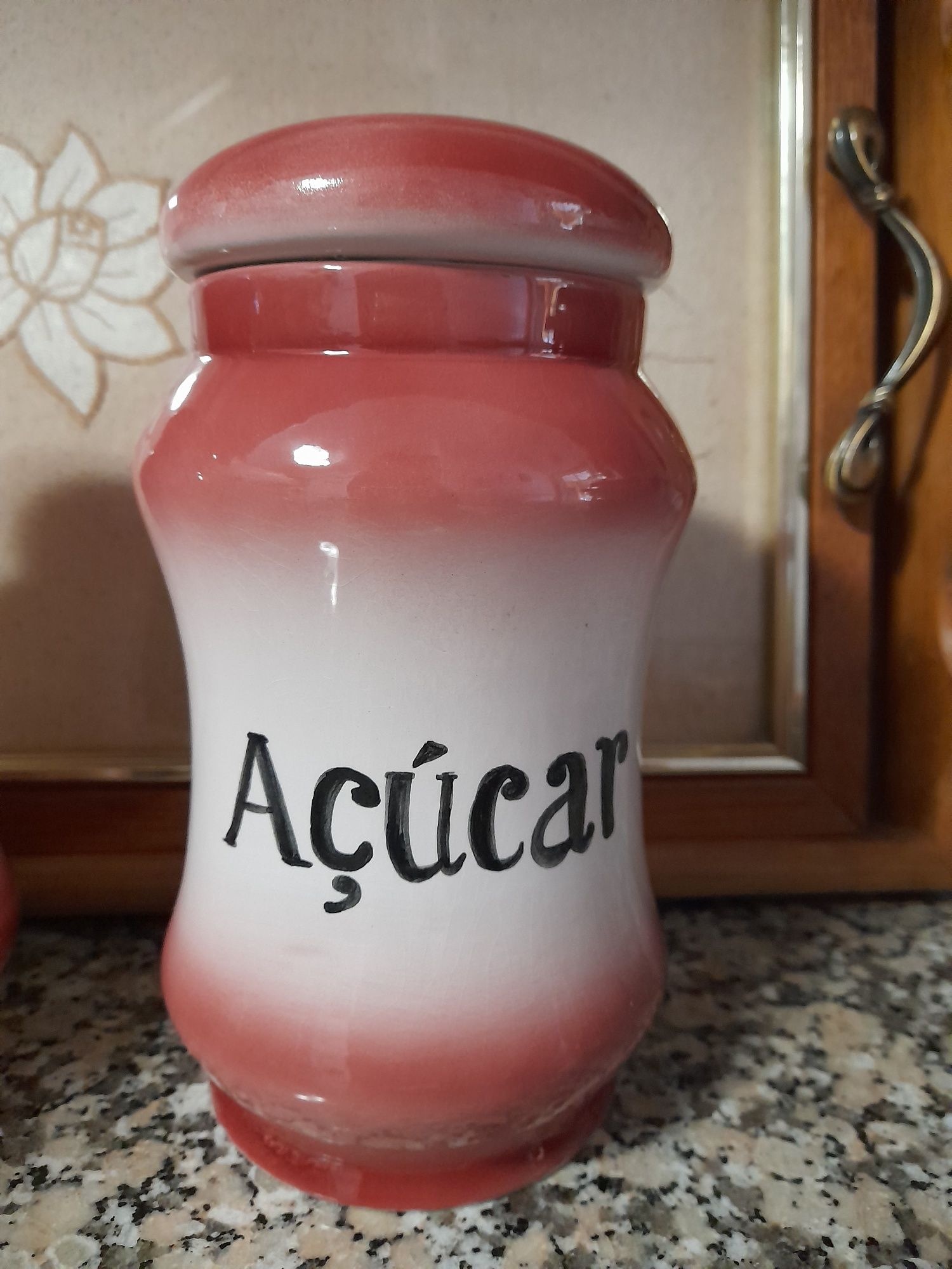 2 Recipientes para arroz e açúcar