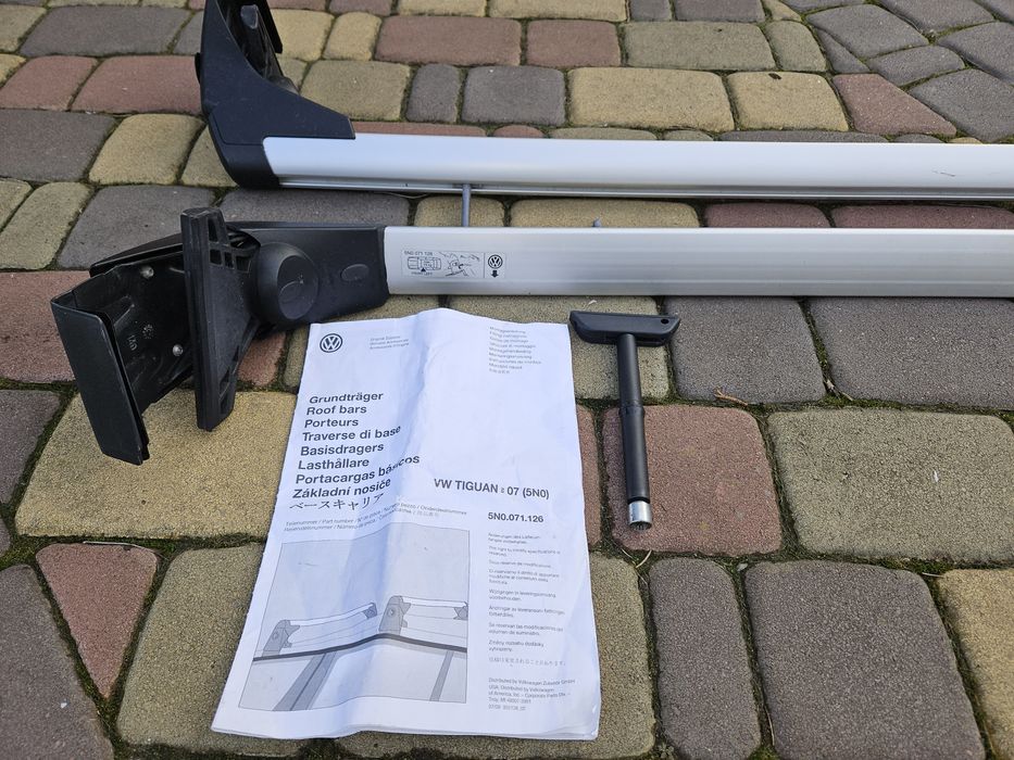 Рейлинг поперечина для багажного бокса на Tiguan 2013