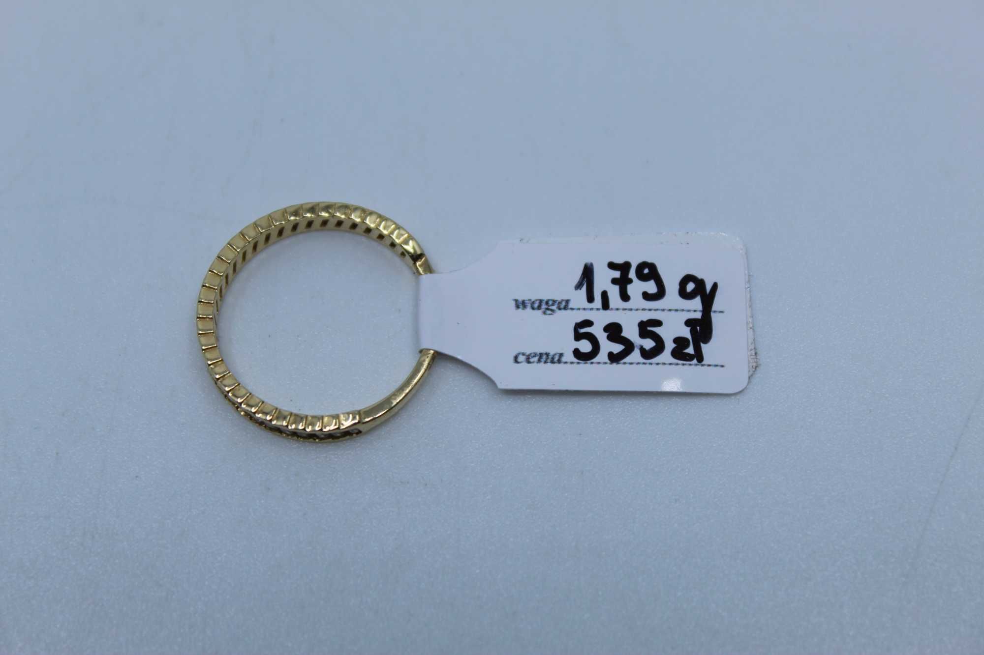 Złoty pierścionek 585 14K 1,79 gram Rozmiar 13 Nowy Okazja