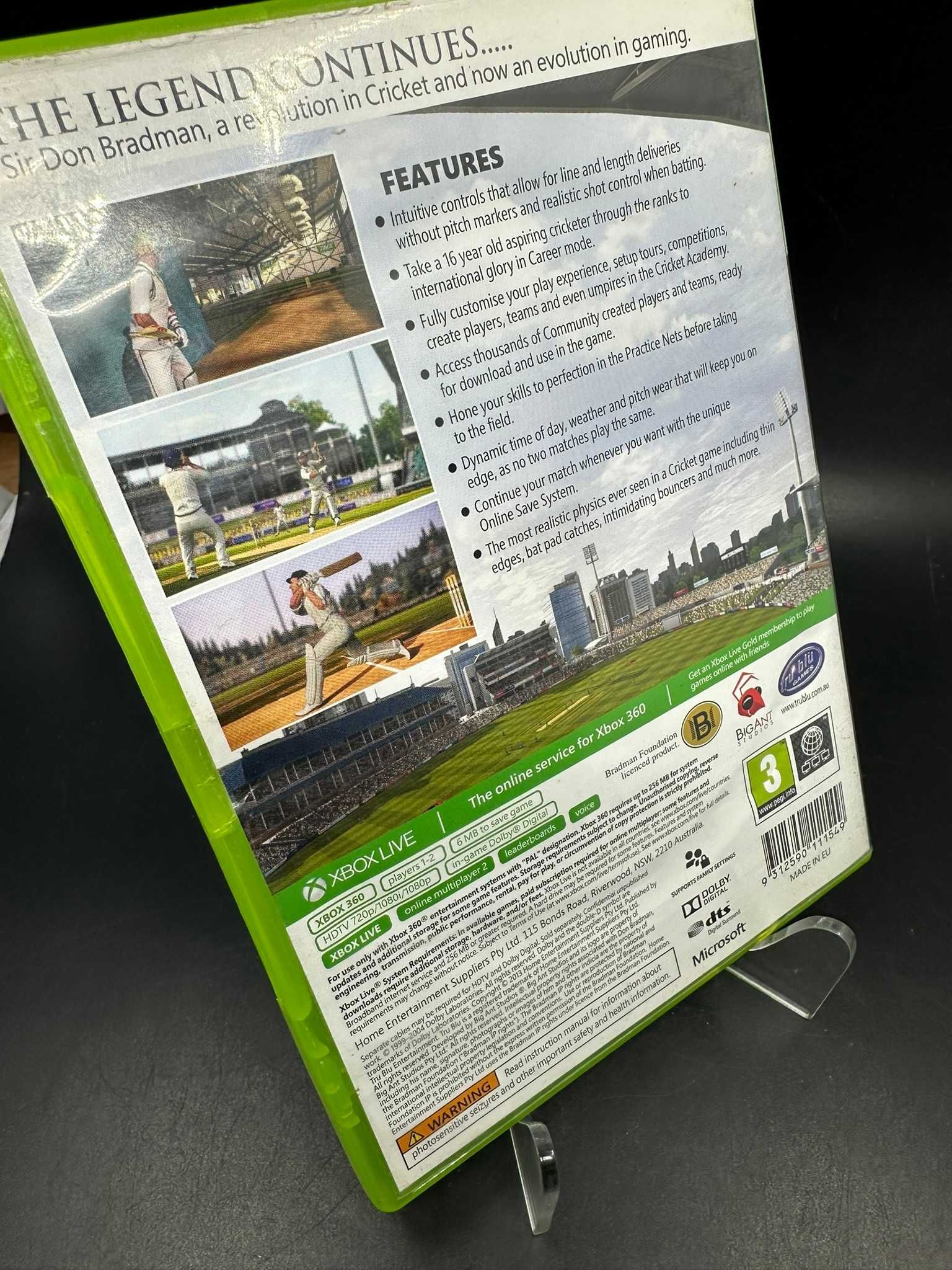 Gra na xbox360 Don Bradman