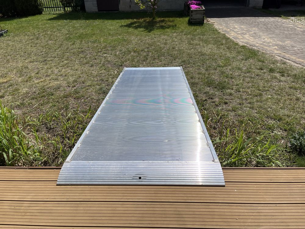 Trap, najazd, rampa 300x100, aluminium 1,5t, solidna konstrukcja