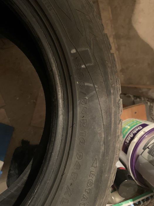 Продам зимову гуму 205/55r 16