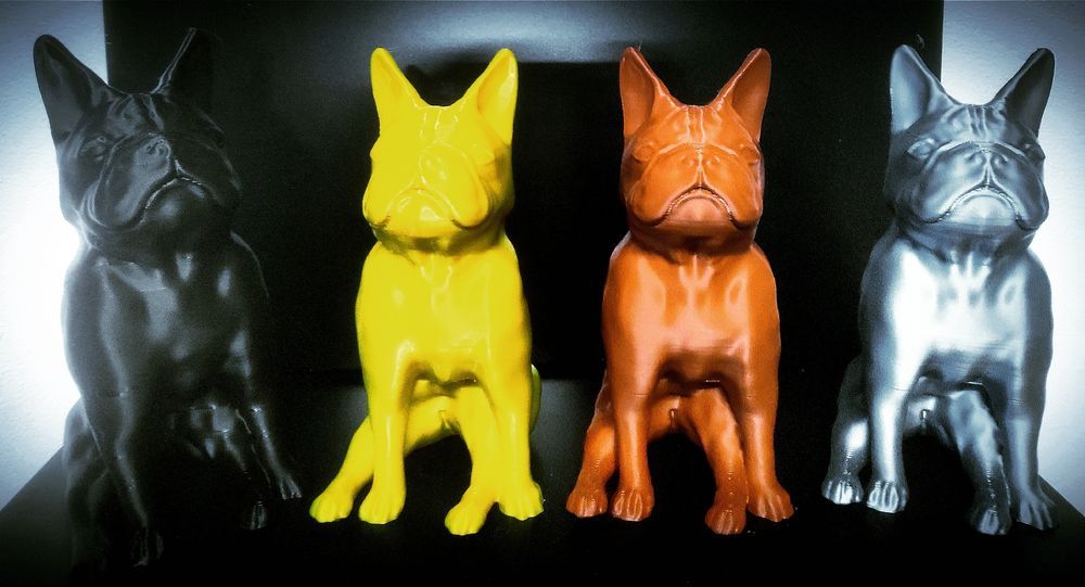 Cães Bull Dog Francês miniaturas