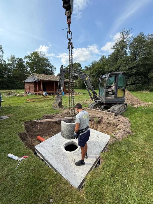 Zbiorniki betonowe - z wykopem