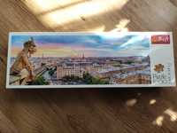 Puzzle 1000 Trefl panorama widok z katedry Norte-Dame w Paryżu