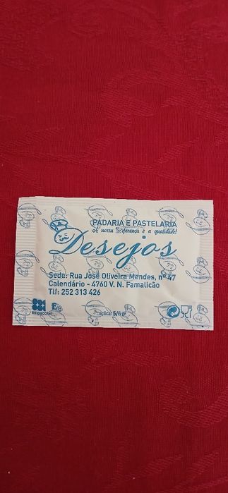 Pacote de açúcar Pastelaria Desejos