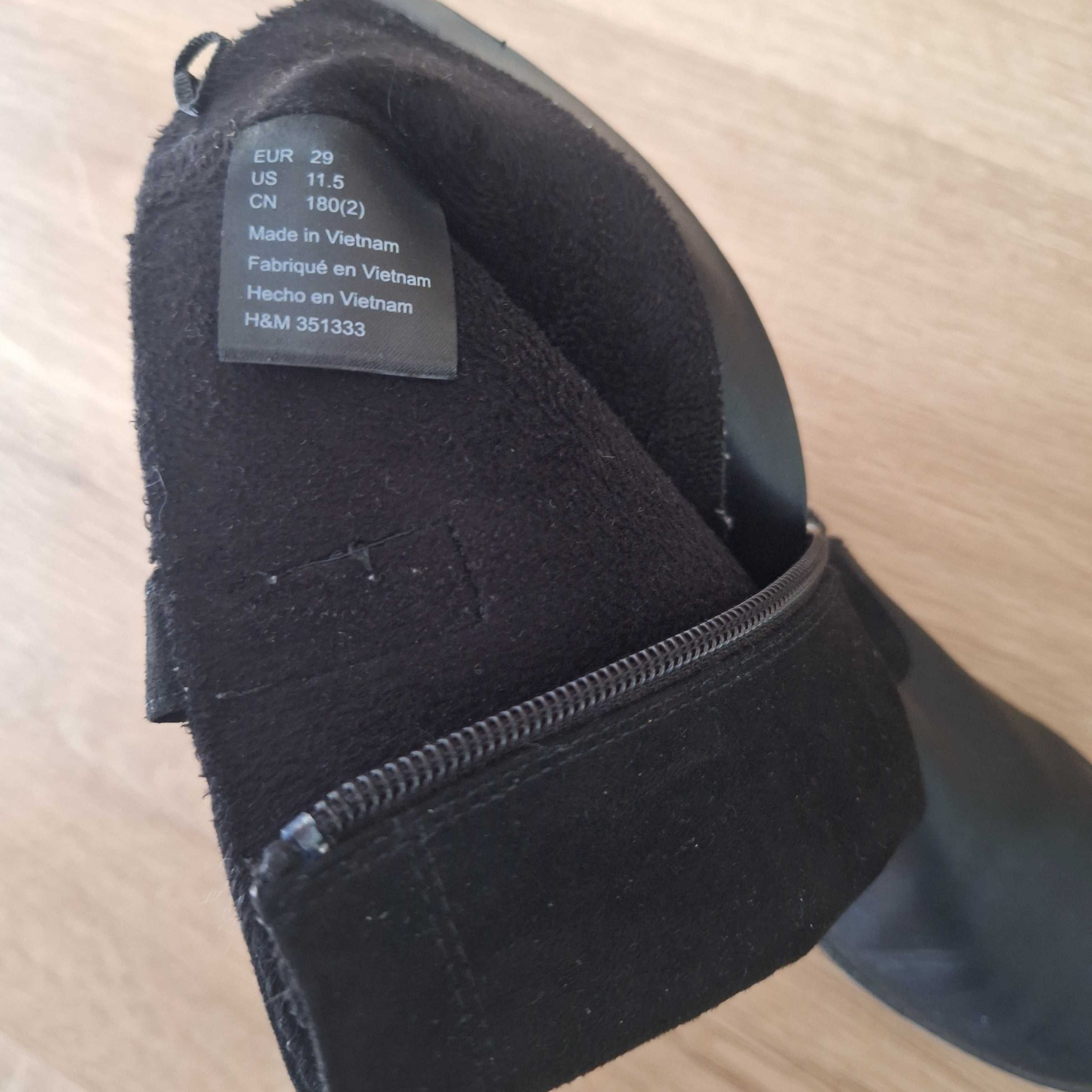 Kozaki h&m r 29 czarne
