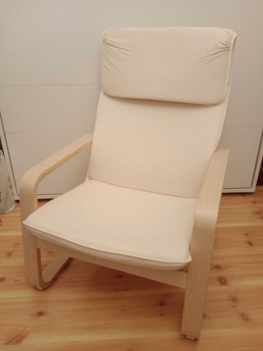 Fotel Ikea jasny beż/kremowy
