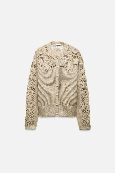 Sweter ażurowy  Zara  M