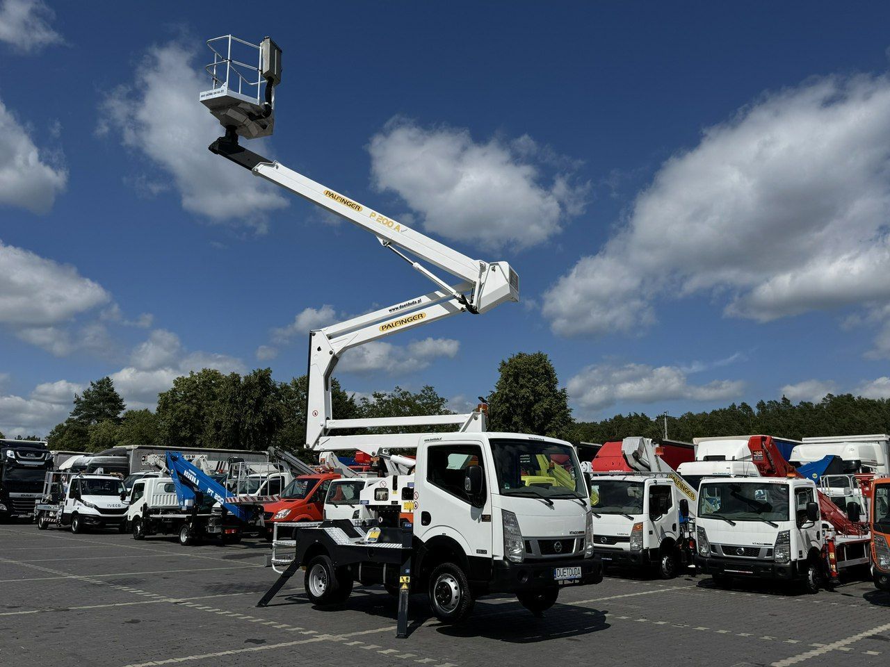 Nissan Cabstar  Podnośnik Koszowy 20m Palfinger P200 A Smart Zwyżka UDT Wumag GSR