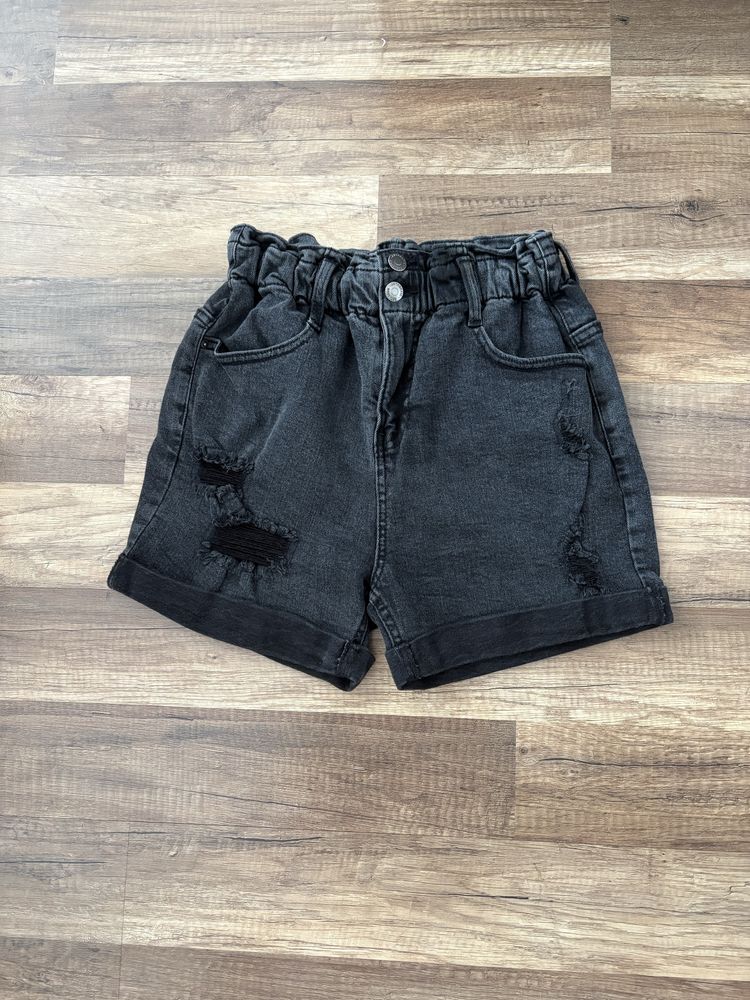 Spodenki jeansowe wysoki stan George 146-152cm