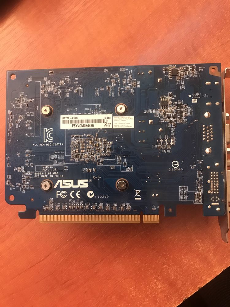 Відеокарта ASUS GT 730 2GB DDR3