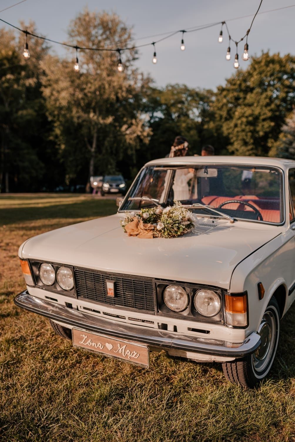 Auto do Ślubu Fiat 125 p