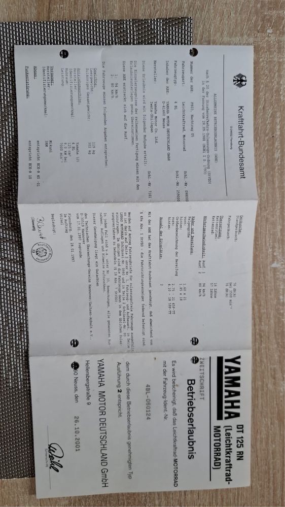 Yamaha 125 DT Enduro