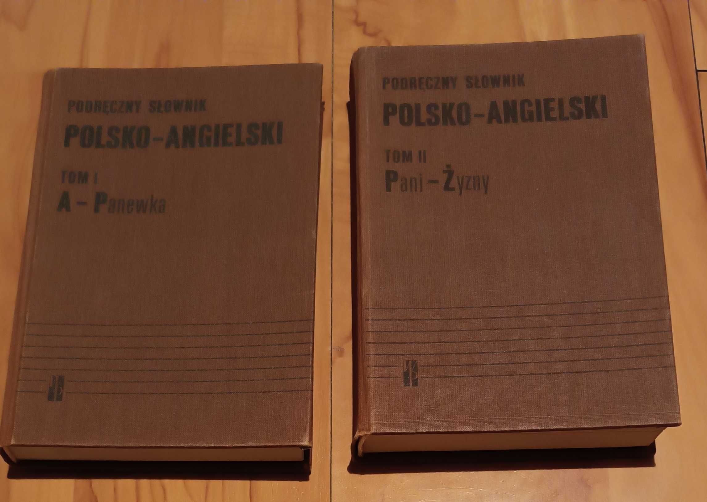 Podręczny słownik polsko-angielski tom I i II