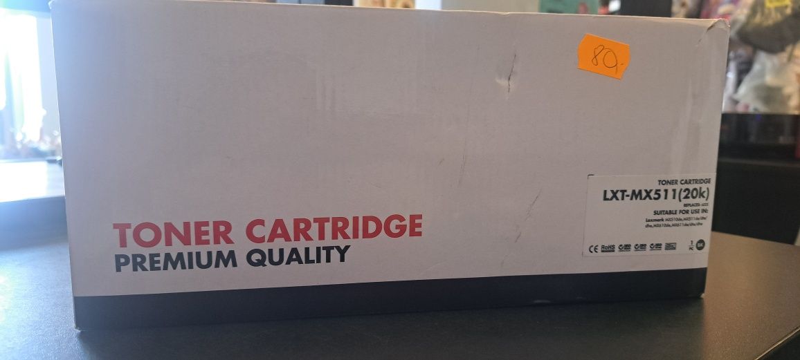 Toner do Lexmark MX510 MX511 MX610 /20 000 stron/ 60F2X0E