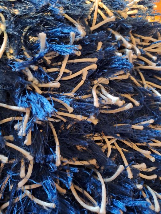 Carpete Azul e Branco