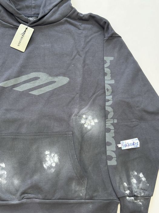 худи Balenciaga Stencil hoodie 3b 2024 hoodie M L vetements alyx rick
