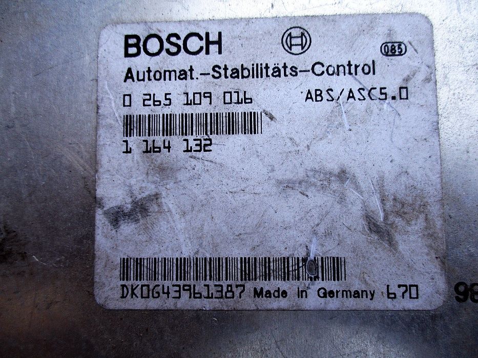 Sterownik moduł ABS ASC 109 016 BMW E39