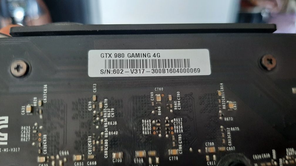 Відеокарта MSI PCI-Ex GeForce GTX 980 GAMING 4G 4096MB GDDR5 (256bit)