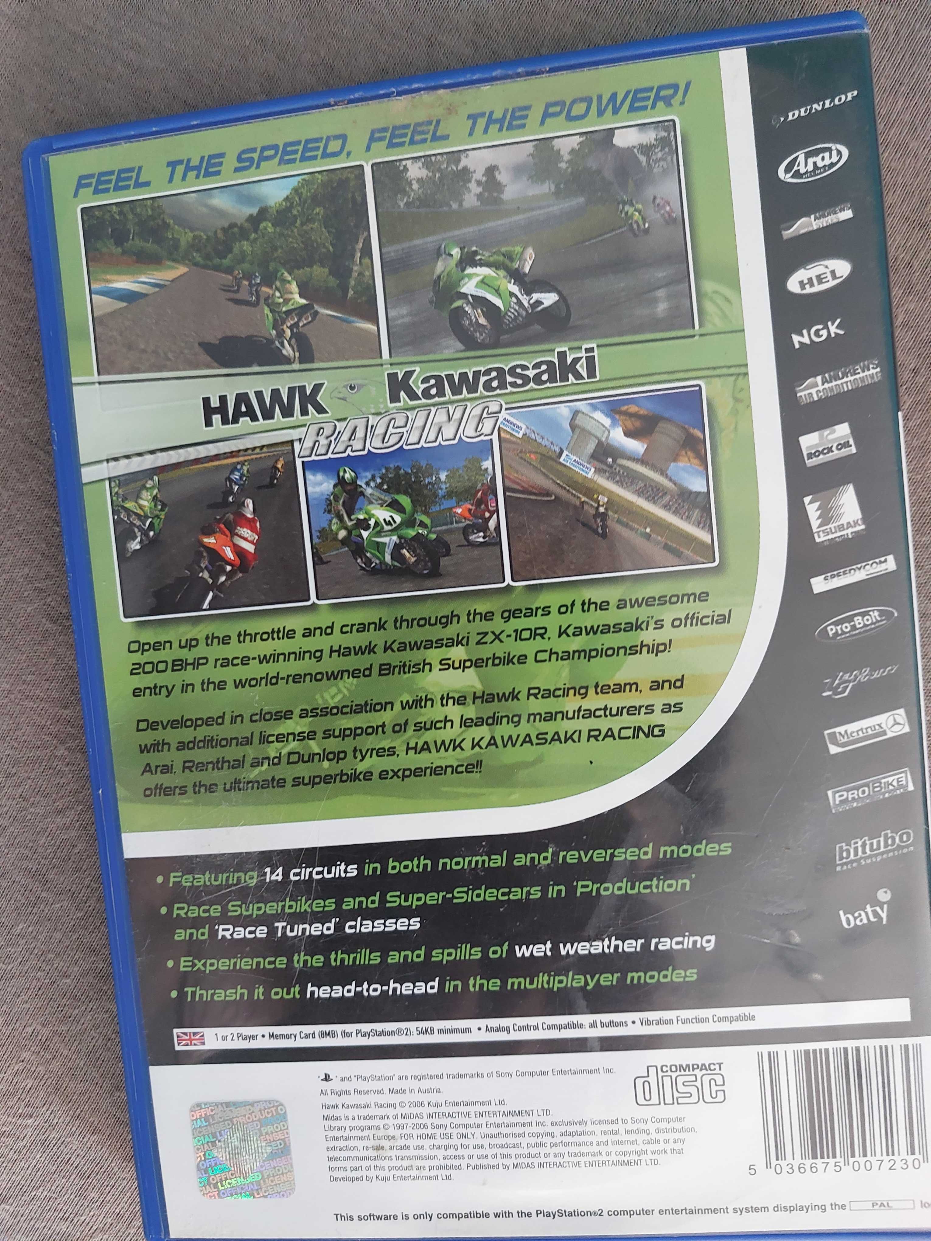 Gra Hawk Kawasaki Racing Sony PlayStation 2