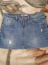 Міні джинсова спідниця