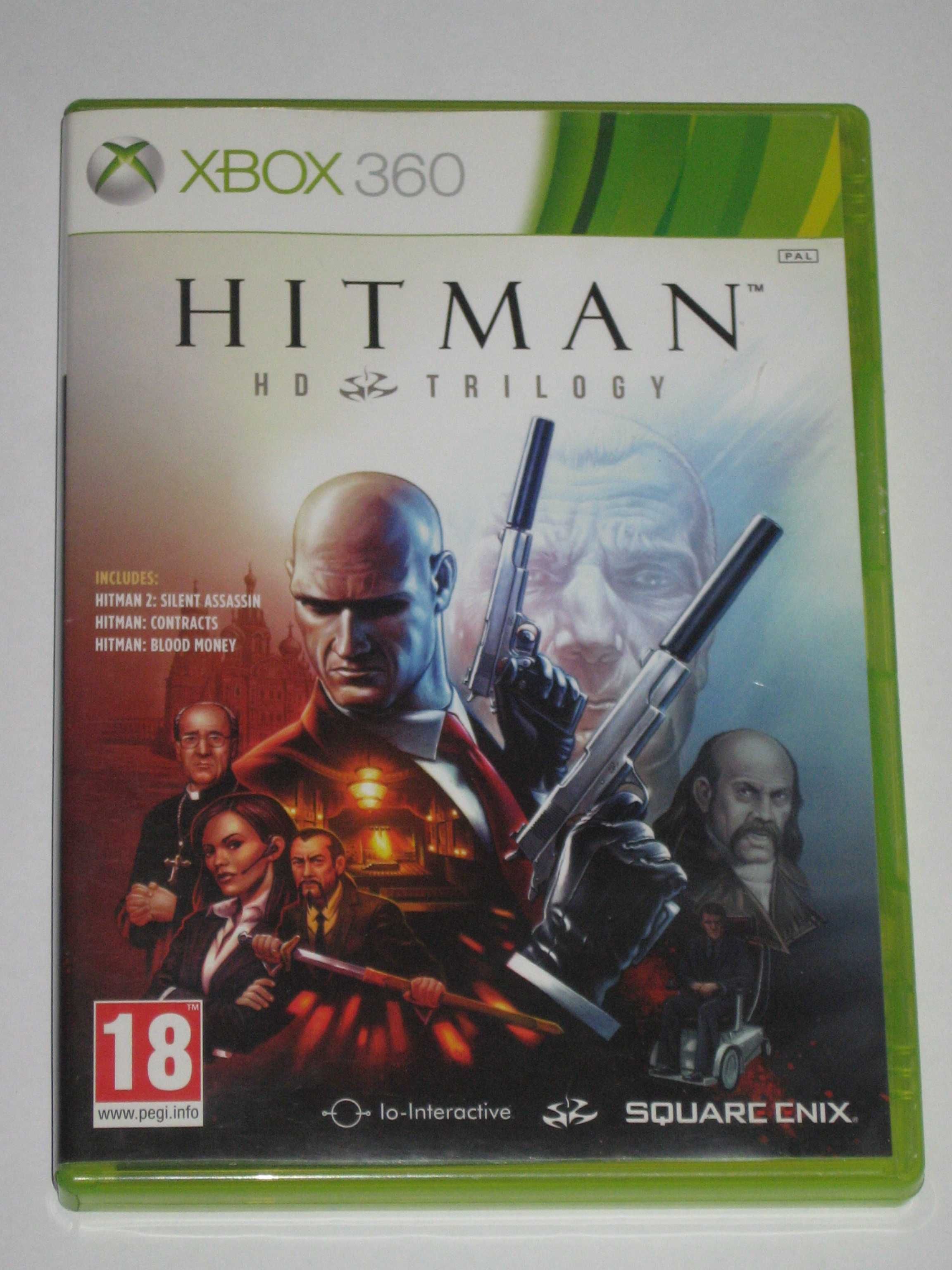 Zestaw HITMAN HD TRILOGY Xbox360 2 disc! BDB! 3xA!