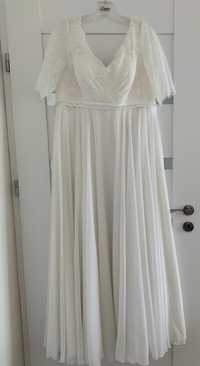 Śliczna suknia ślubna rozmiar 48